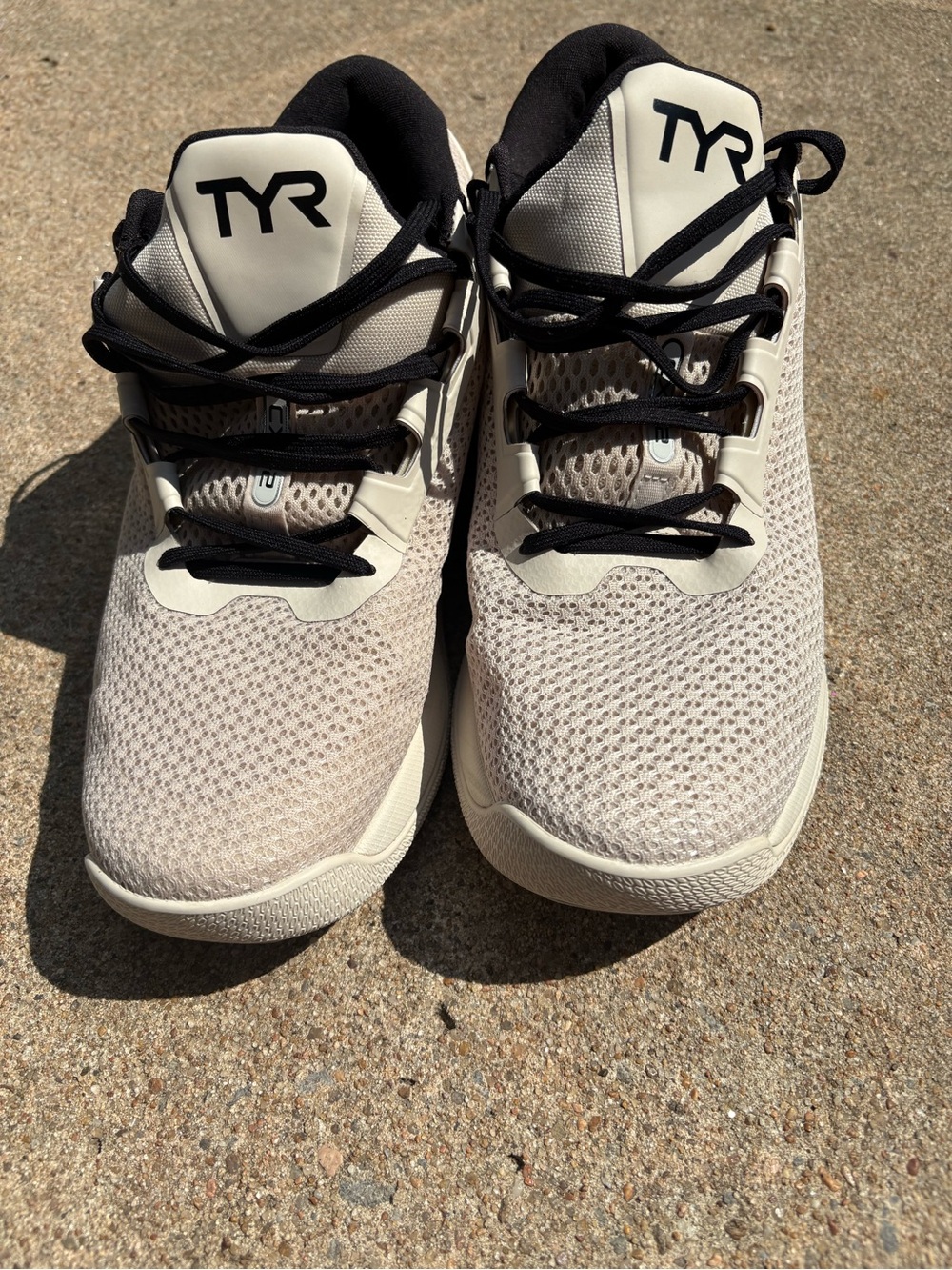 TYR Men's Athletic Shoes in White and Black